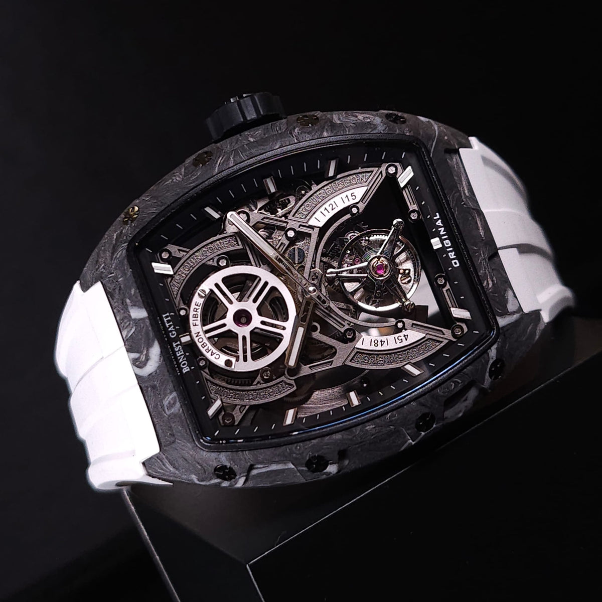 Bonest gatti BG7003 碳纖酒桶型陀飛輪