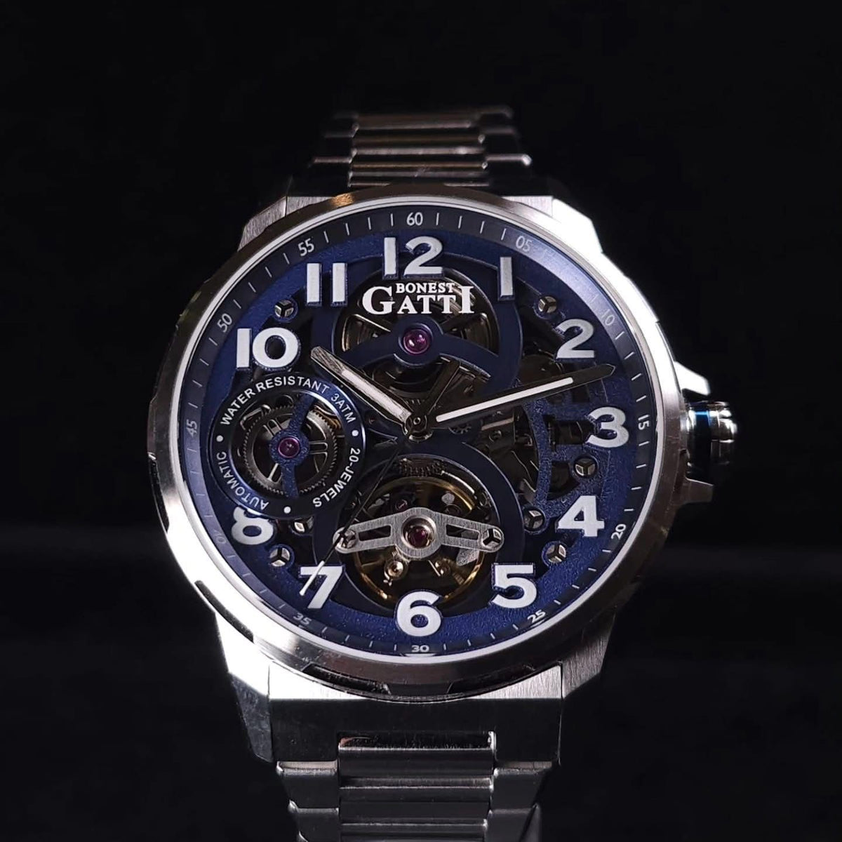 Bonest gatti BG8010 透視自動錶