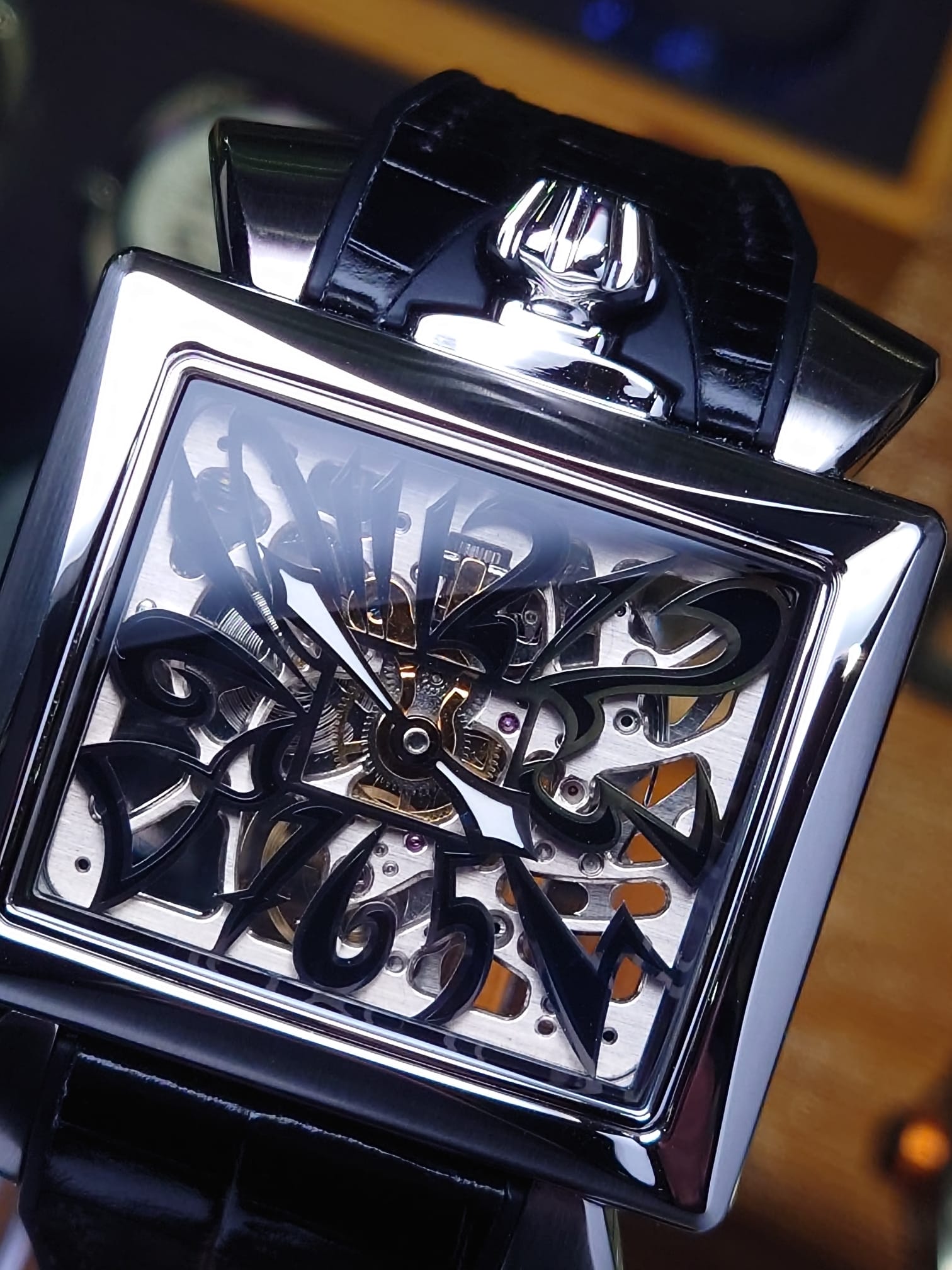 GaGa MILANO - Napoleone 方形機械錶– AUTOSHOPHK