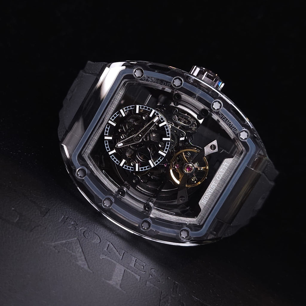 Bonest Gatti BG6005 k9水晶殼機械錶