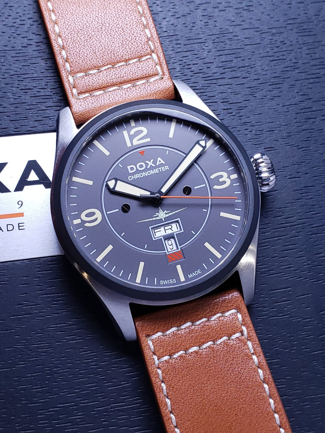 瑞士製造DOXA - COSC天文台認證 Pilot手錶