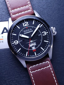 瑞士製造DOXA - COSC天文台認證 Pilot手錶