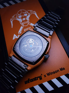 香港品牌Infantry x 著名港產figure 設計師 Winson Ma，猿人重工全自動機械錶🔥