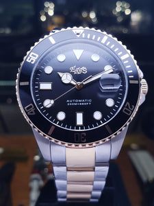  香港品牌EGGS- 200米潛水機械錶