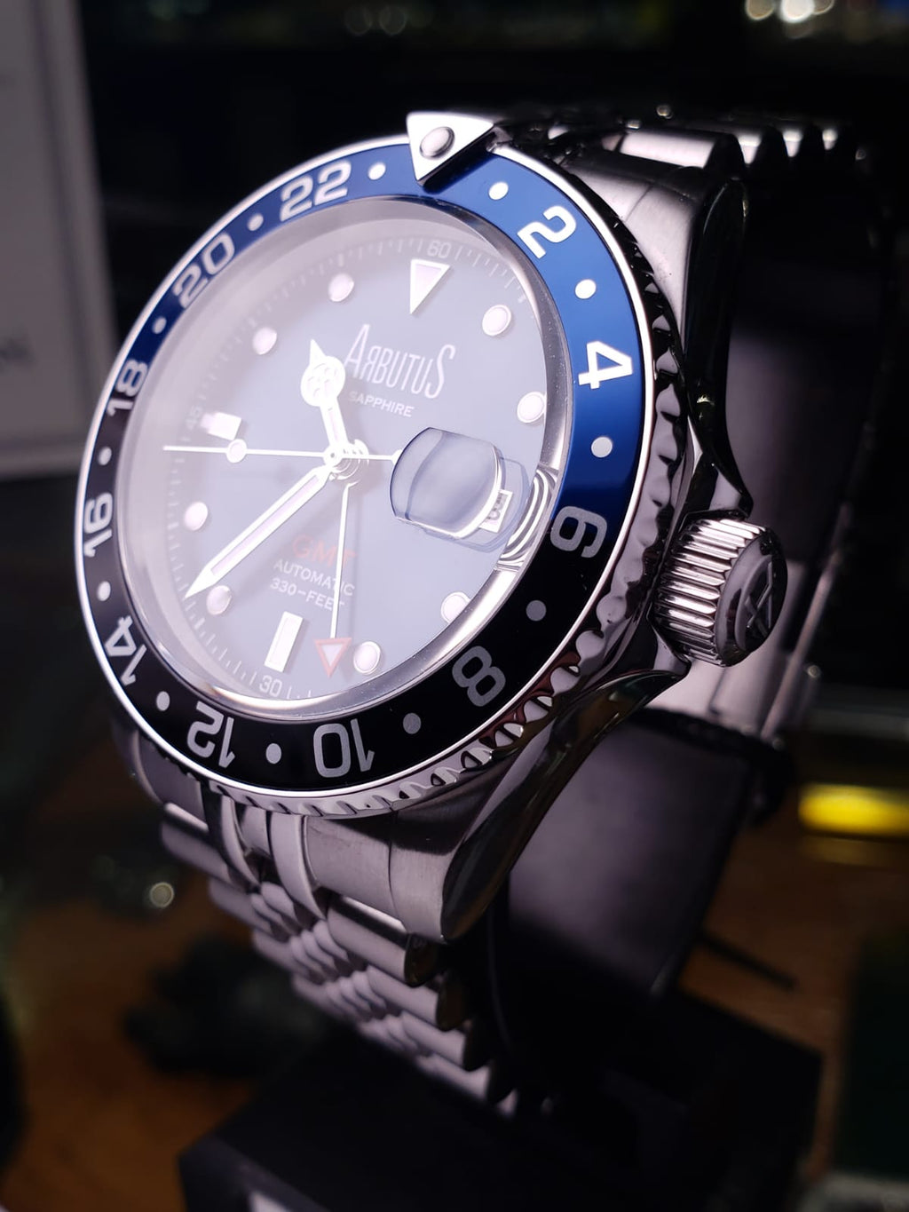ARBUTUS GMT 機械錶