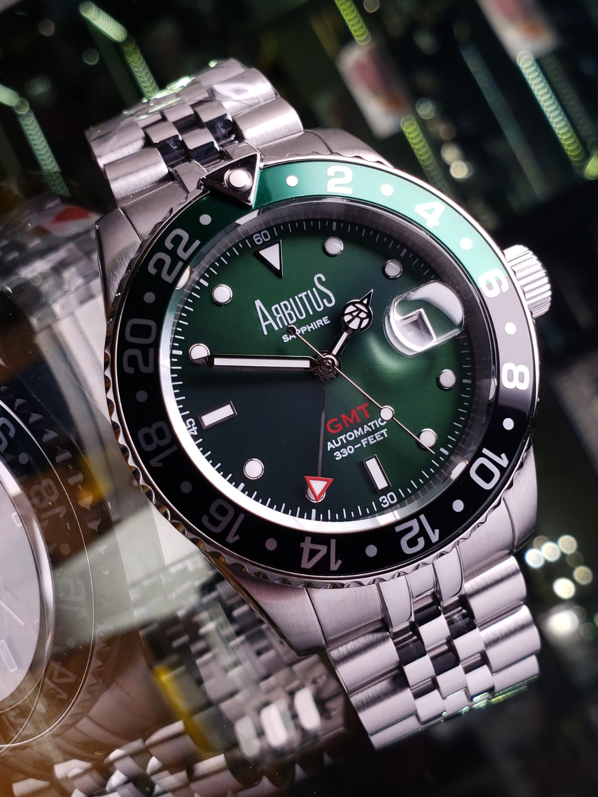 ARBUTUS GMT 機械錶