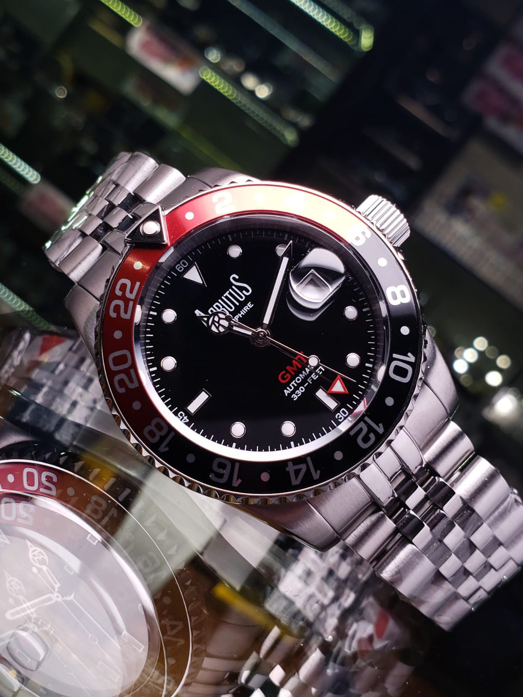 ARBUTUS GMT 機械錶