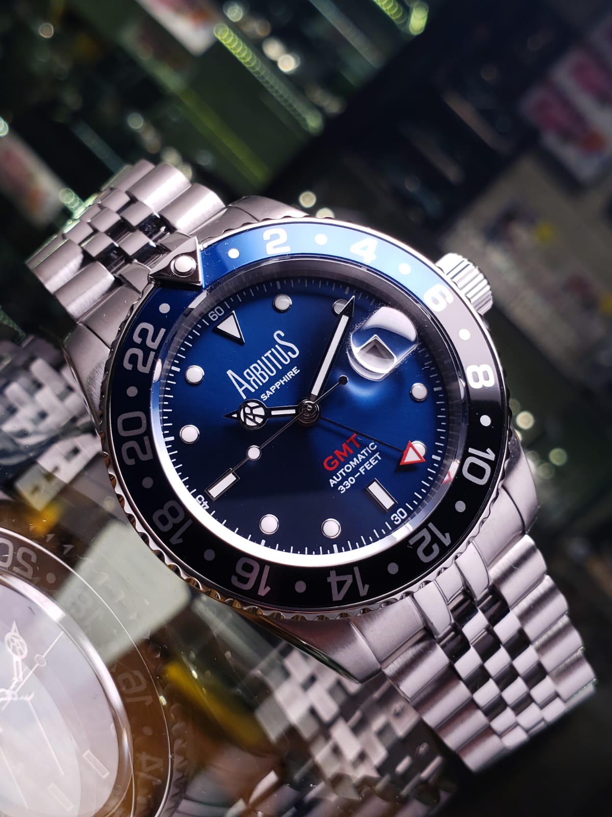 ARBUTUS GMT 機械錶
