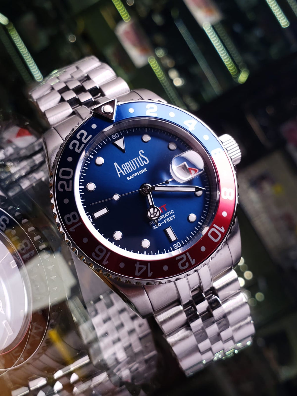 ARBUTUS GMT 機械錶