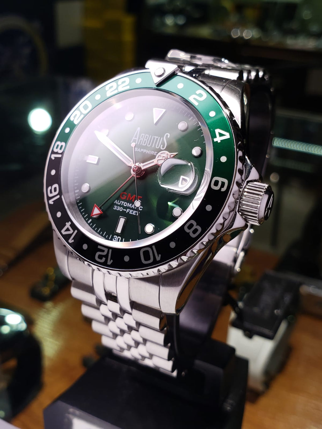 ARBUTUS GMT 機械錶