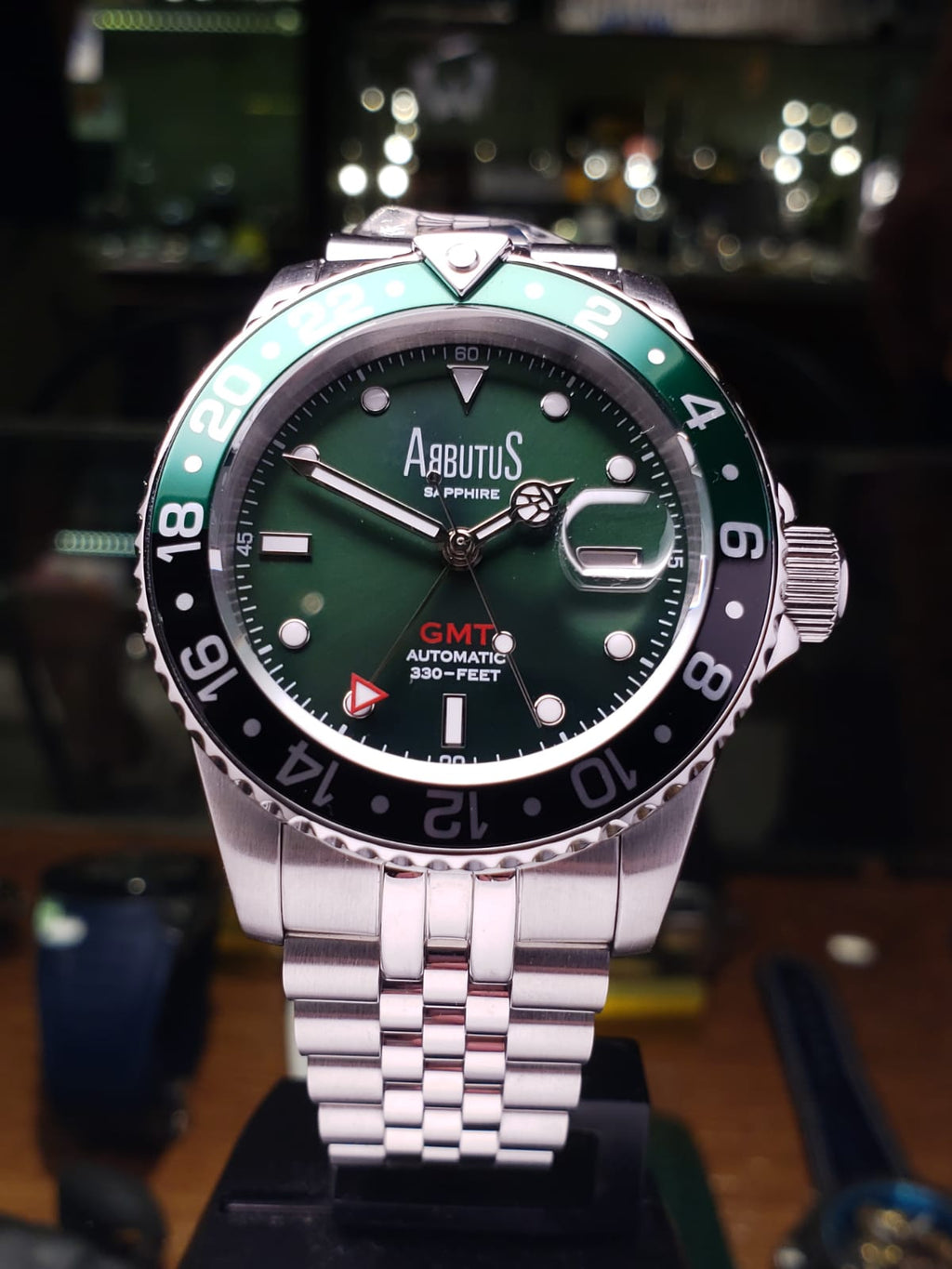 ARBUTUS GMT 機械錶