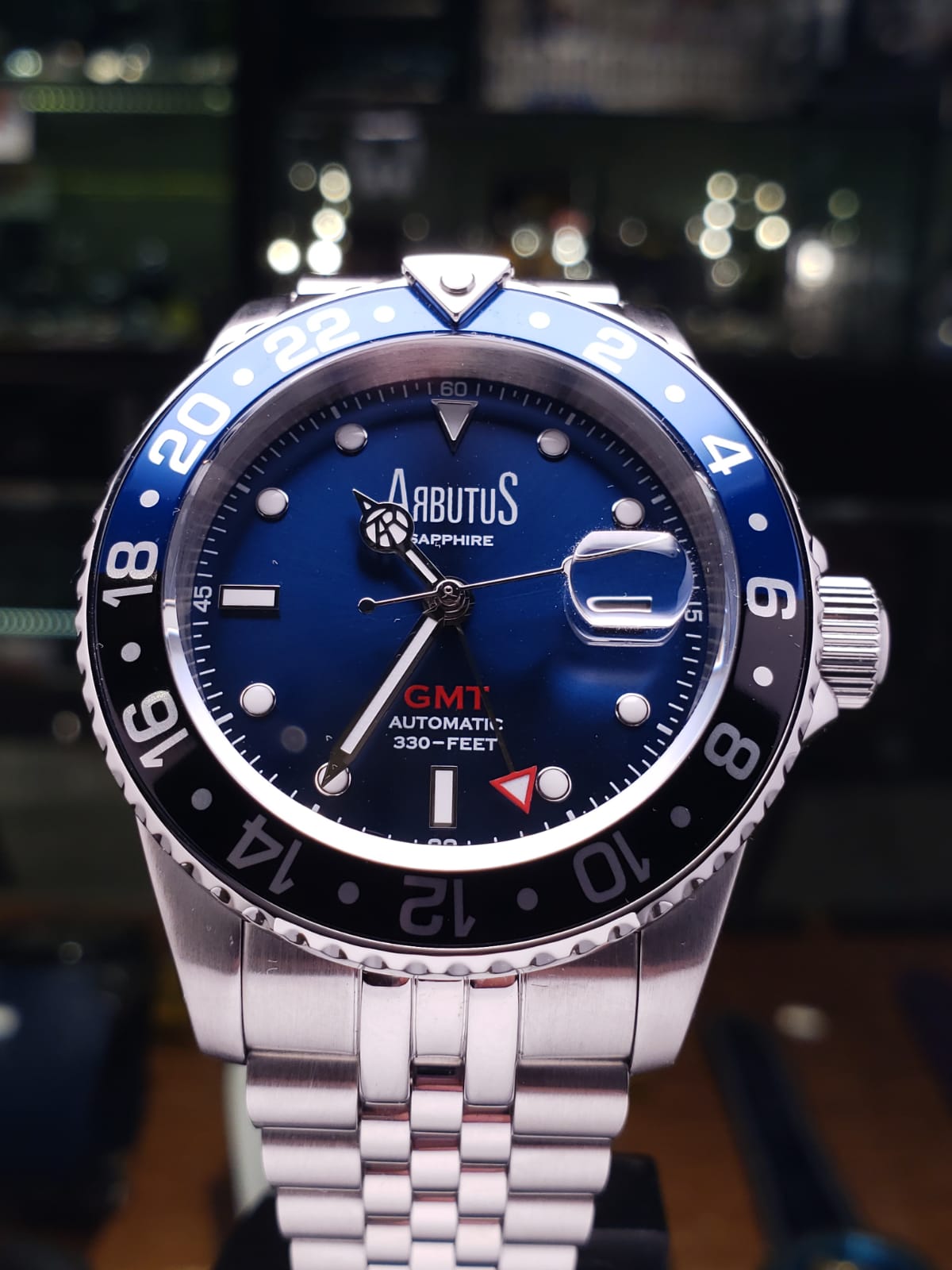 ARBUTUS GMT 機械錶