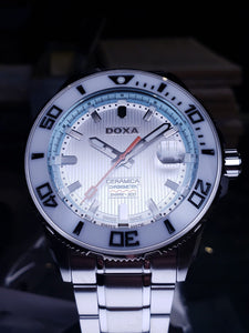 DOXA 44mm Shark-300 Chronometer 小白鯊