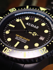 新色到著Audaz ABYSS DIVER深潛系列自動機械錶