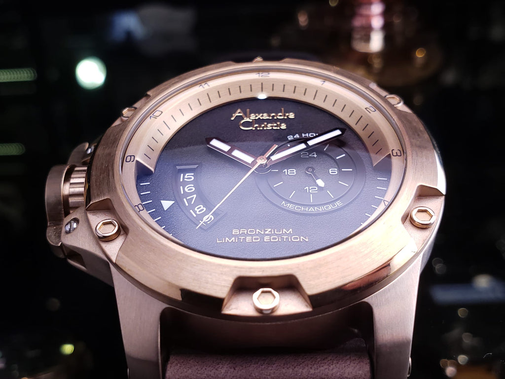 Alexandre Christie 青銅機械錶